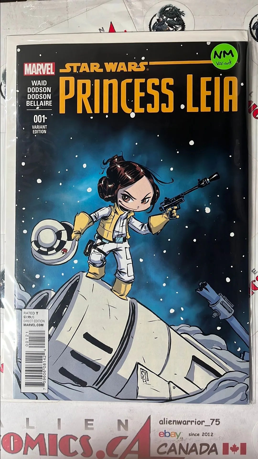 Princess Leia (#1Y Skottie Young Variant NM)