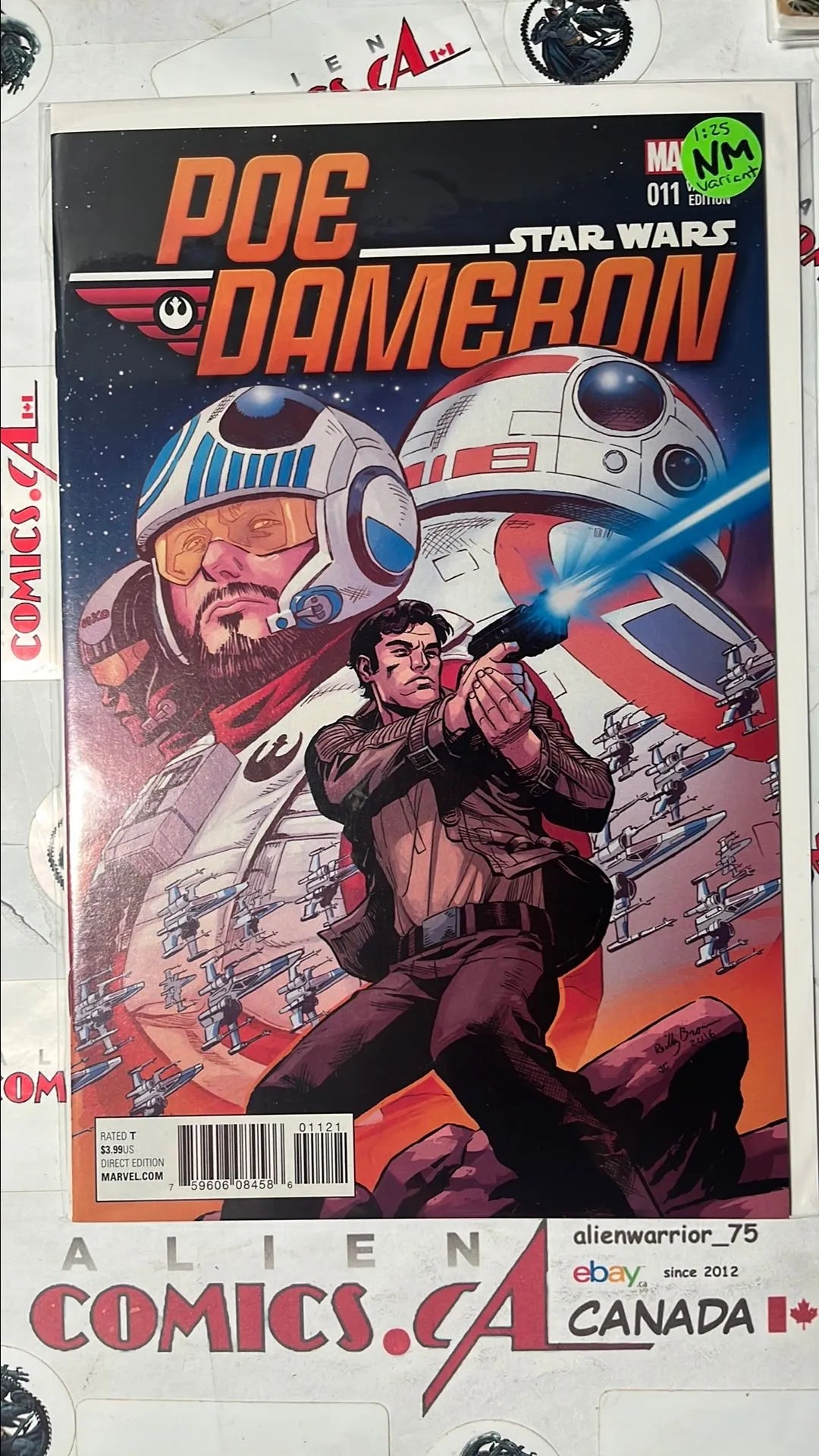 Poe Dameron (#11B Brown 1:25 Variant NM)