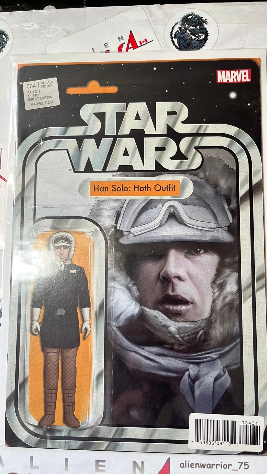 Star Wars (Action Figure Variant #34 Han Solo: Hoth Outfit NM)