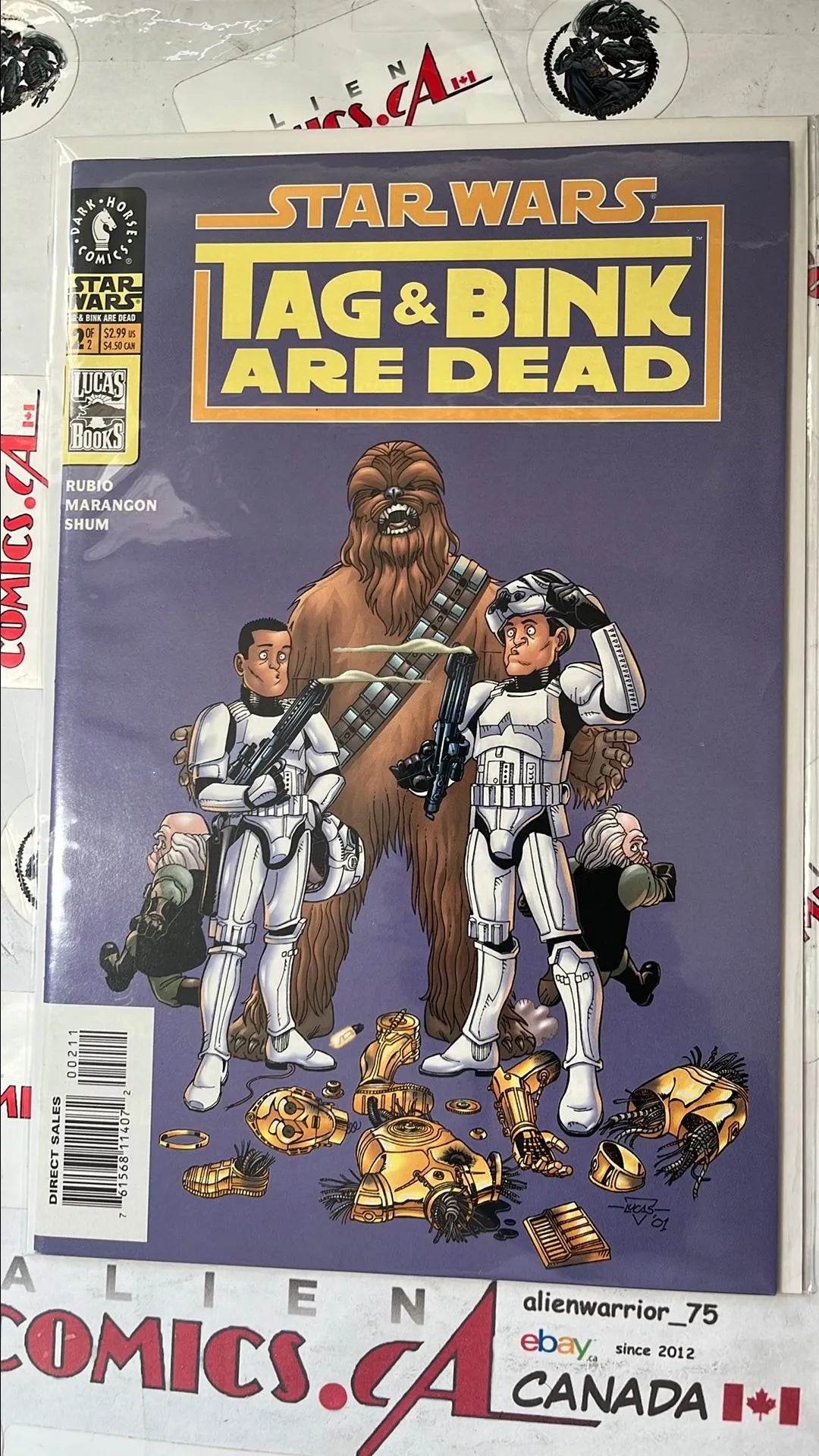 Tag and Bink: Are Dead (#2 Dark Horse 2001 2nd app. Tag & Bink NM)