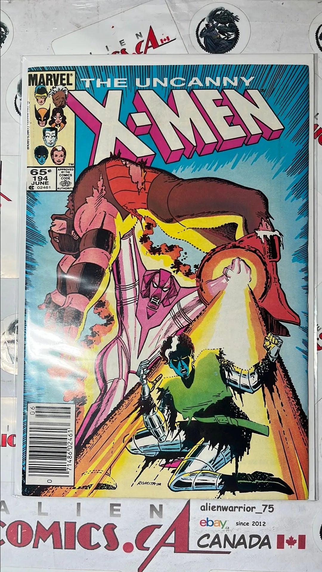 Uncanny X-men (#194 Newsstand Edition 1st app. Fenris Twins VF)
