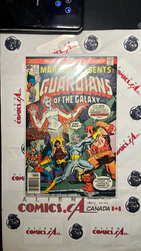 Marvel Presents (#7 featuring Guardians of the Galaxy While the Universe Trembles! FN/VF)