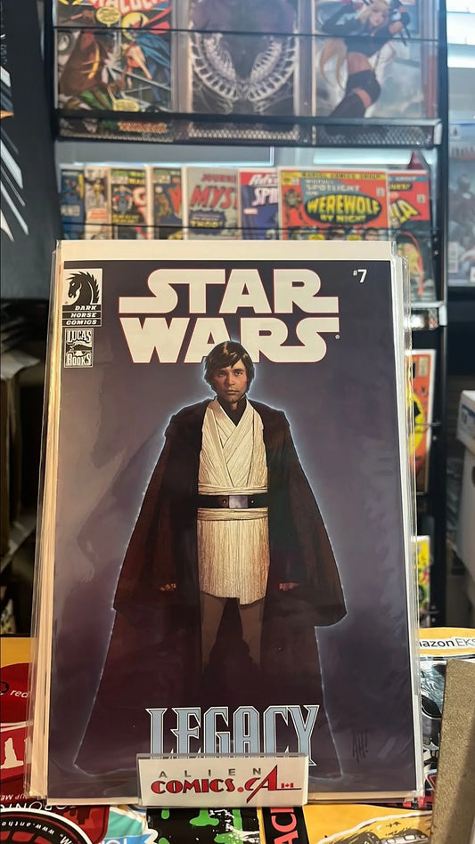 Legacy (#7H Hasbro ComicPack Variant Broken Part 7 Luke Skywalker Wal-Mart Exclusive HTF VF)