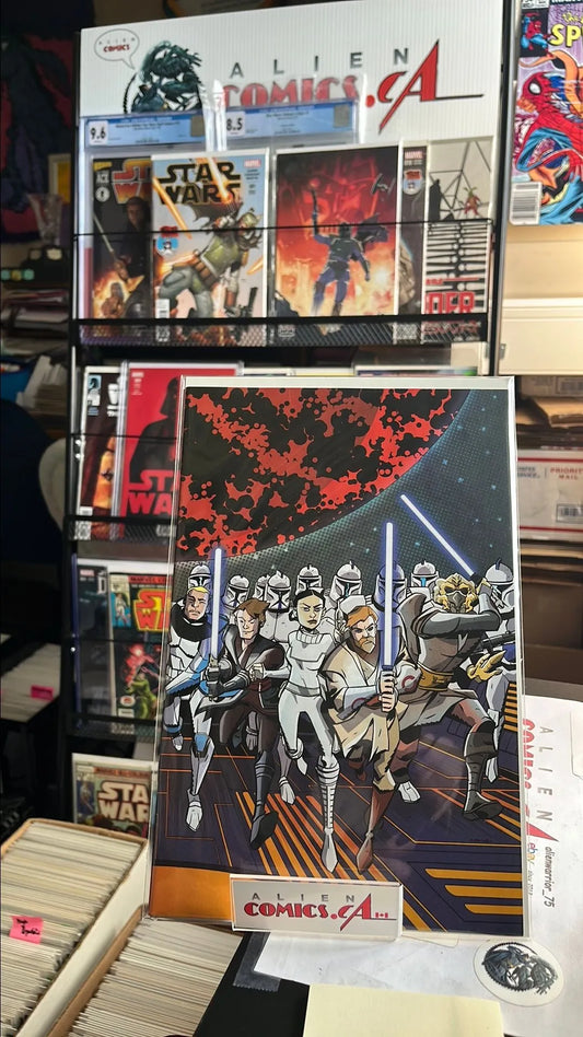Clone Wars: Battle Tales (#1W Wraparound Separatist/Republic Cover Oeming 1:100 Variant VF/NM)