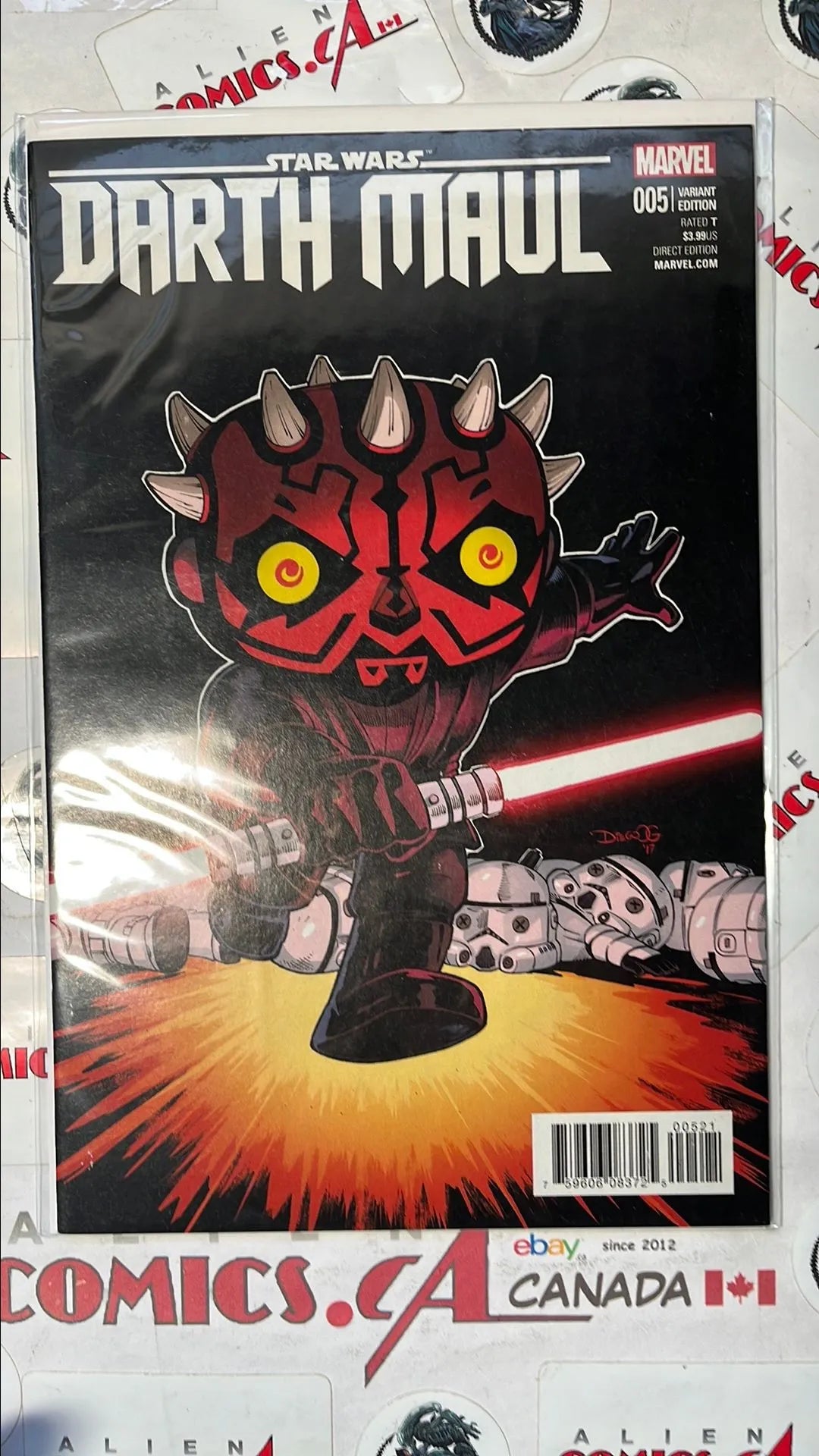 Darth Maul (#1D Marvel 2017 Diego Olortegui Variant NM)