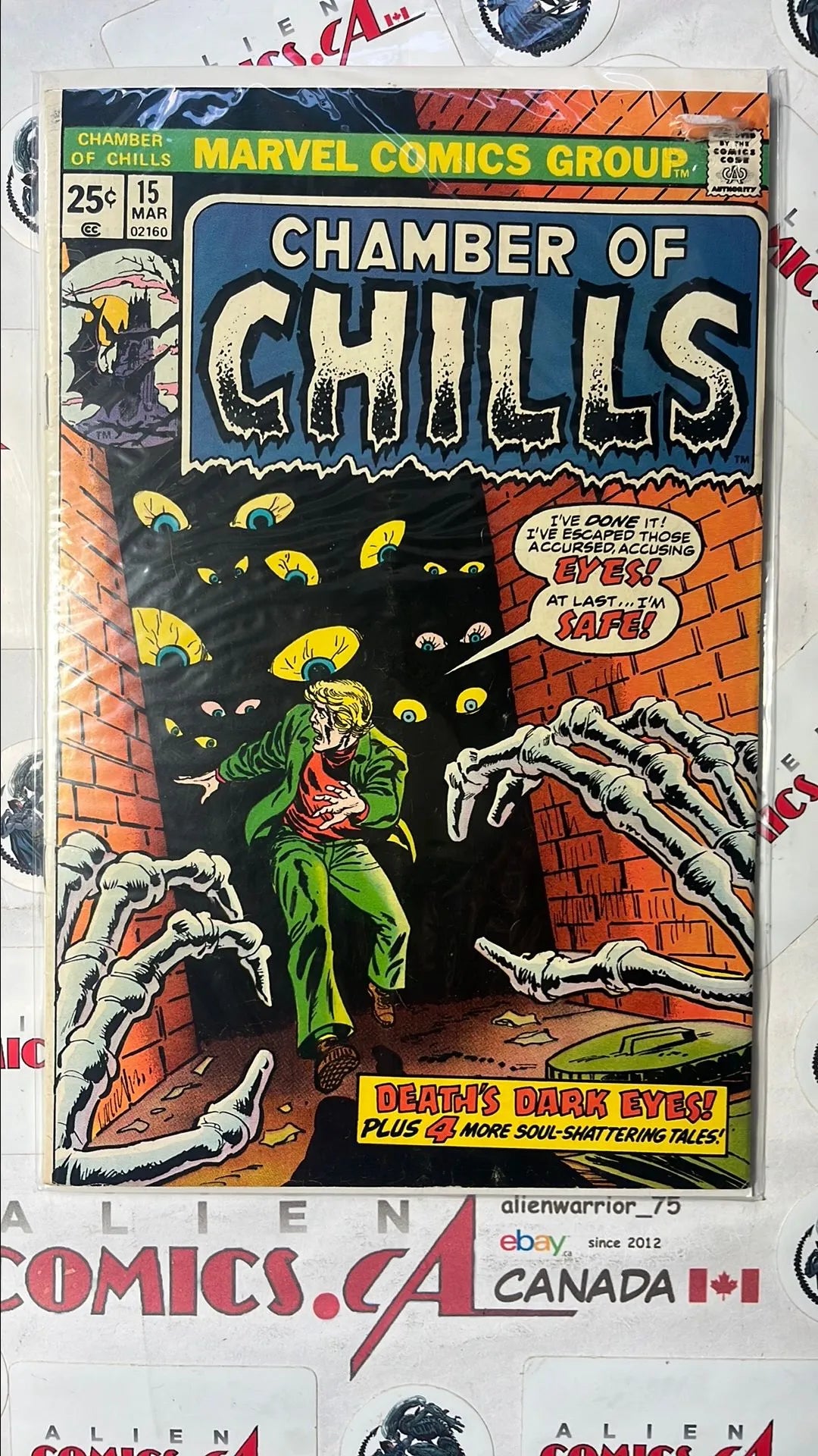 Chamber of Chills (#15 Marvel 1974 VG/FN)