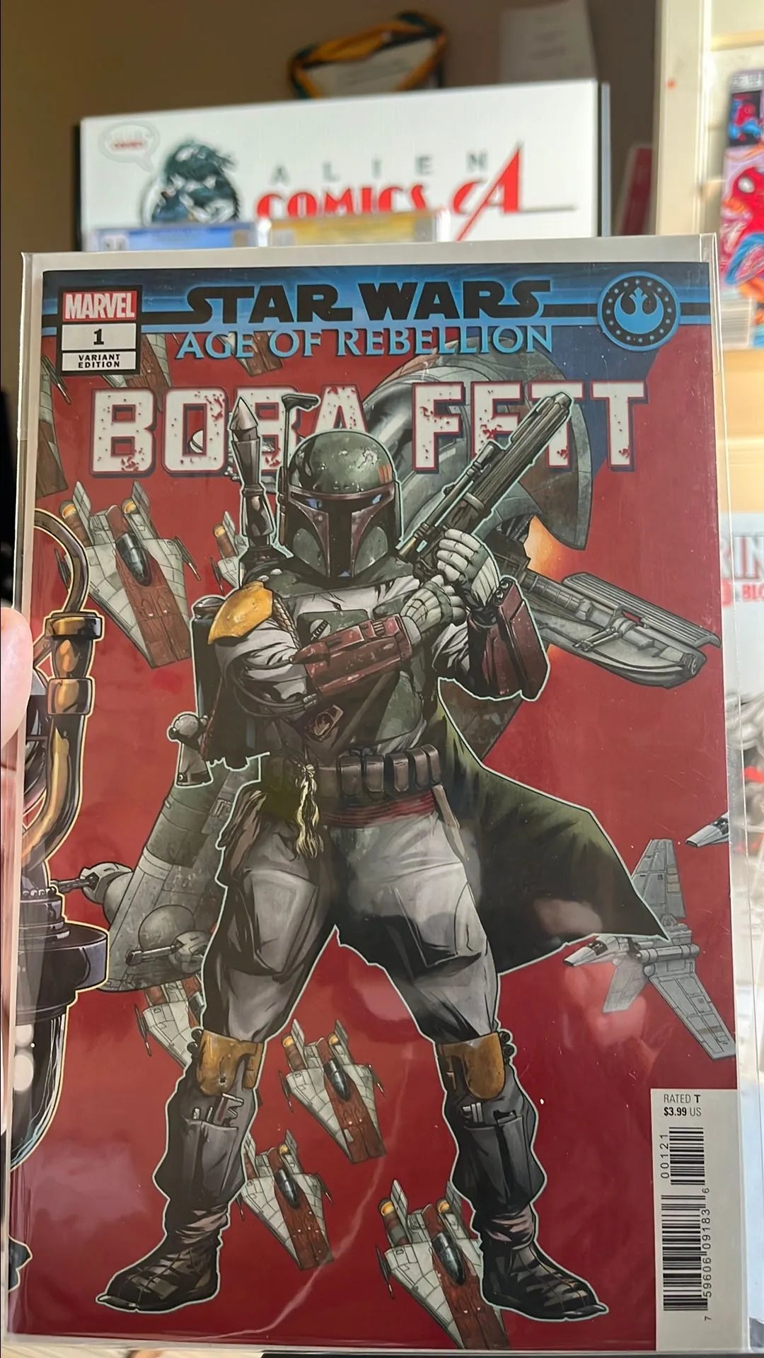 Age of Rebellion (Boba Fett #1M McKone Puzzle Piece Variant HTF NM)