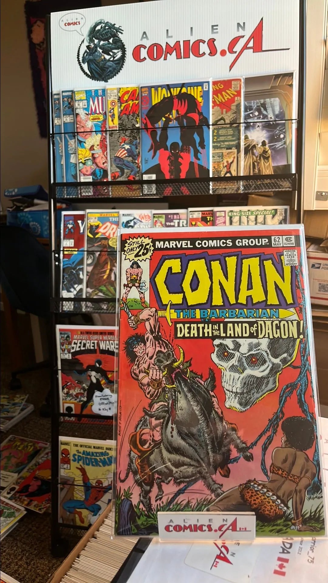 Conan the Barbarian (#62 25¢ cover Death in the Land of Dragon VG)
