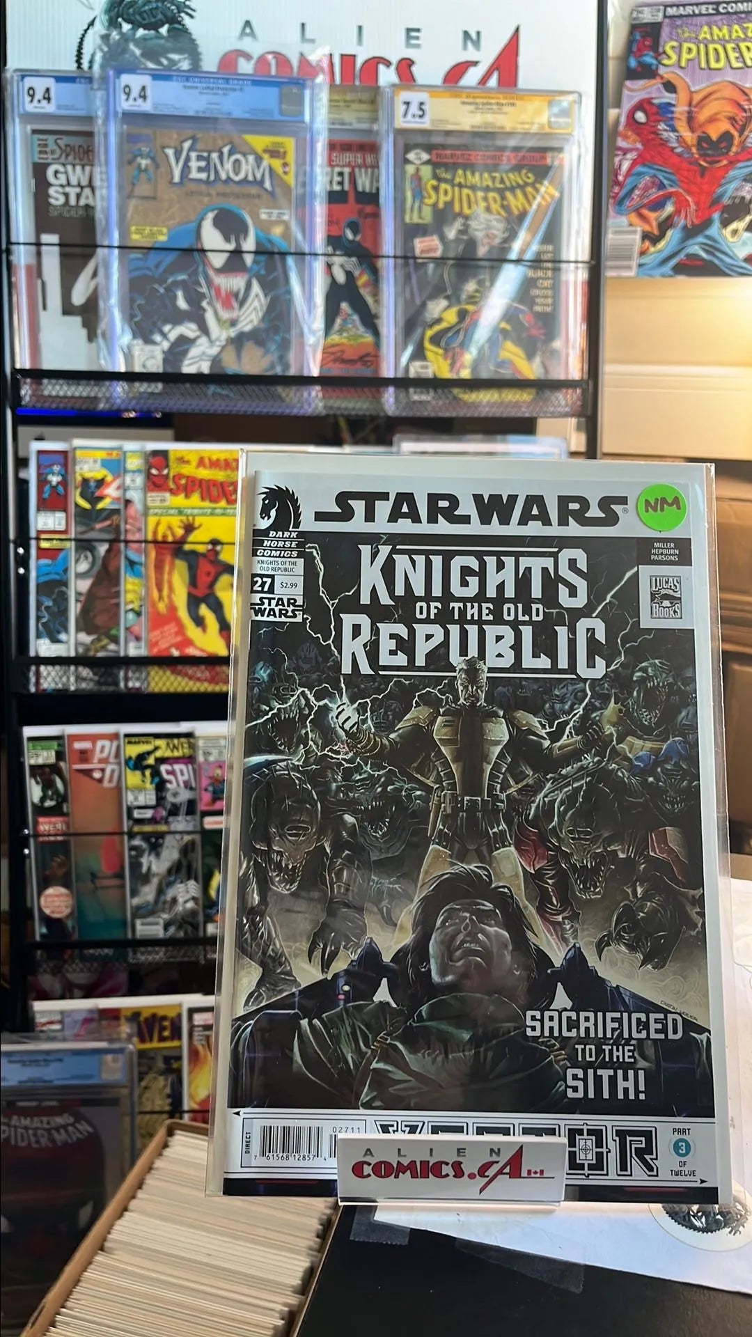 Knights of the Old Republic: Vector Cross-over Series (#27 NM)