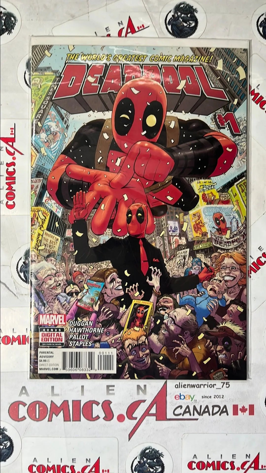 Deadpool (#1 Marvel 2015 Deadpool In a Suit NM)