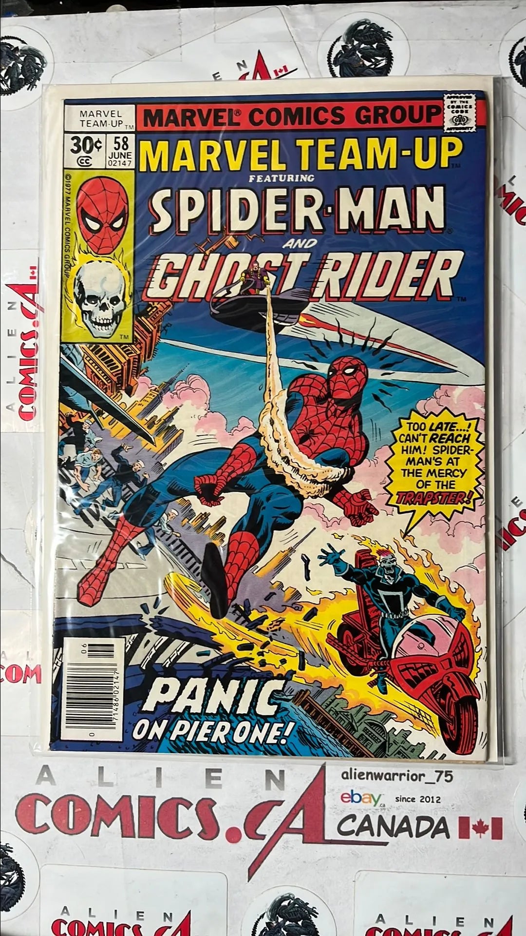 Marvel Team-up (#58 Spider-man & Ghost Rider Newsstand Edition VF)