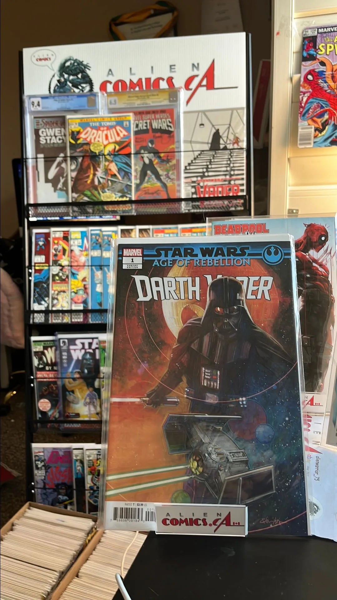 Age of Rebellion (Darth Vader #1E Edwards 1:100 Variant HTF NM)