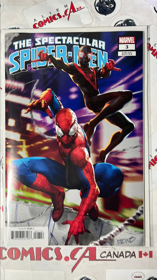 Spectacular Spider-men (#3 Marvel 2024 Humberto Romos Peter & Miles 1:25 Variant NM)