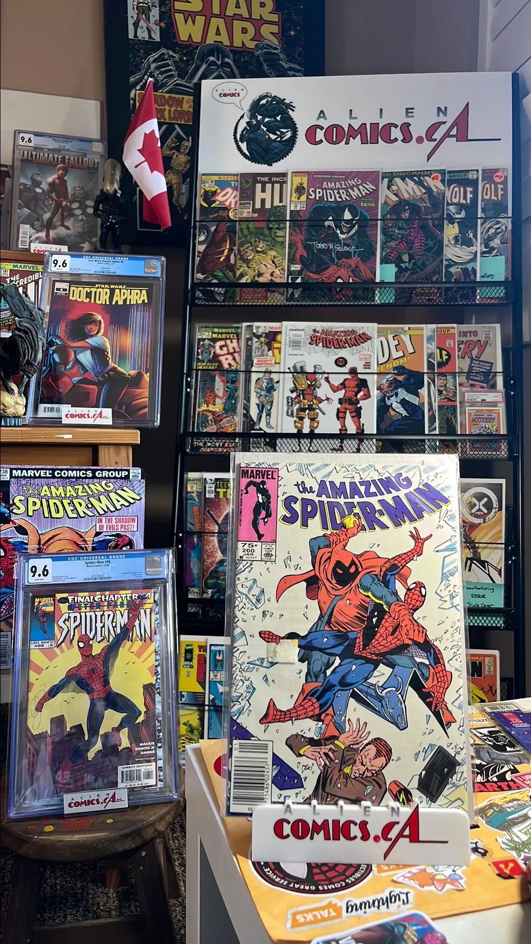Amazing Spider-man (#260 75¢ Canadian Price Variant Hobgoblin vs. Spider-man Cover VF)