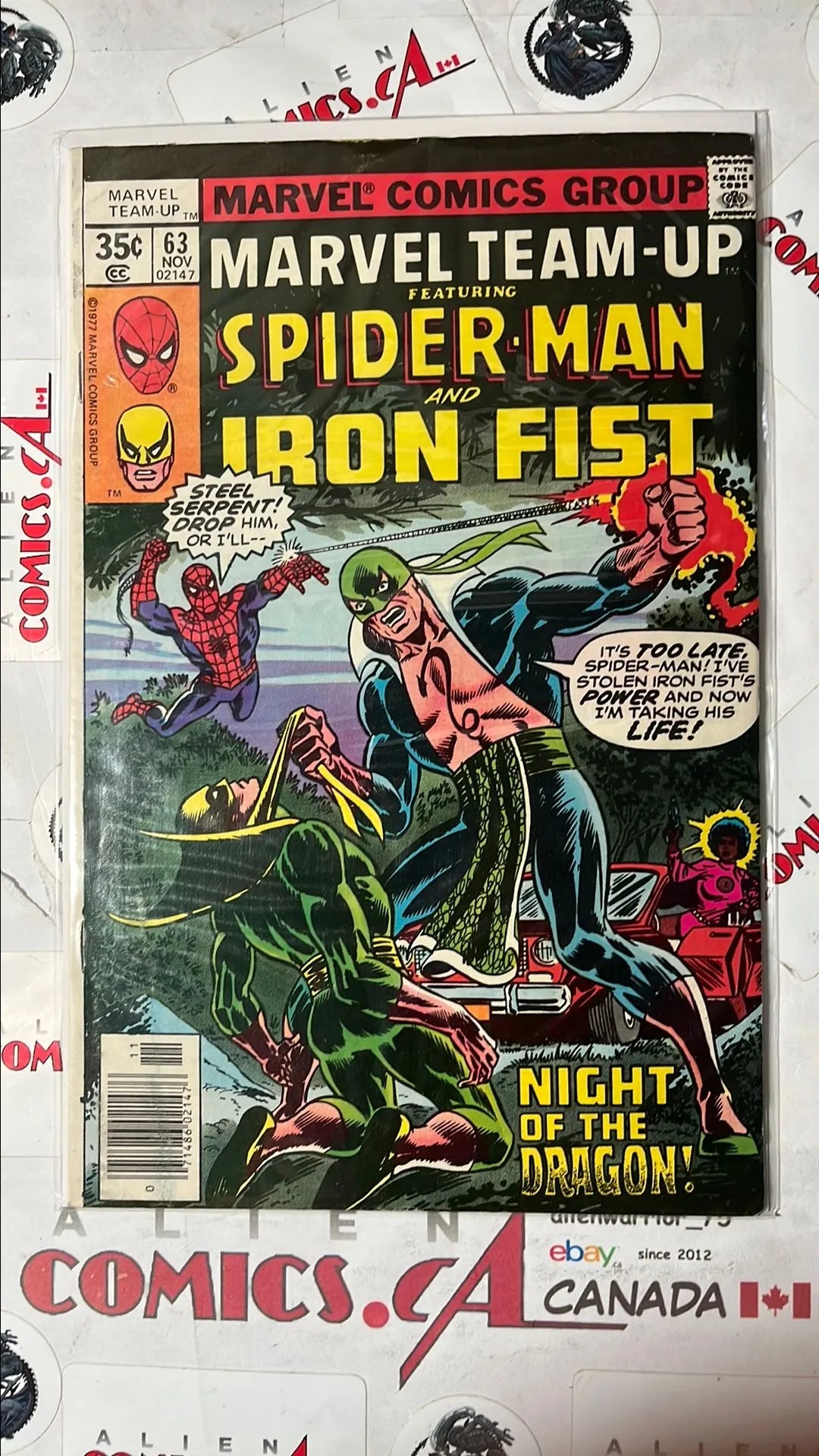 Marvel Team-up (#63 Spider-man & Iron Fist Newsstand Edition VG)
