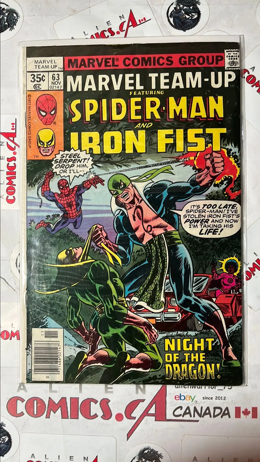 Marvel Team-up (#63 Spider-man & Iron Fist Newsstand Edition VG)