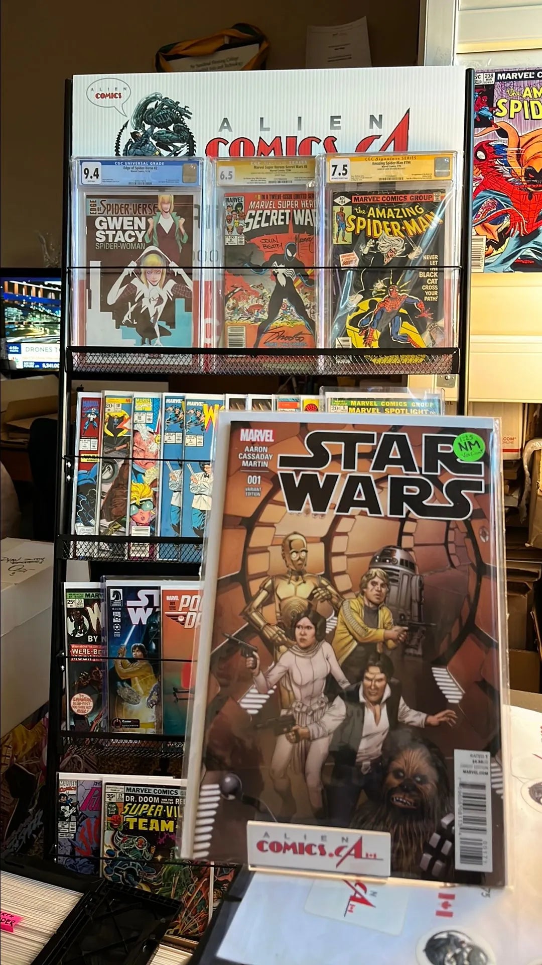 Star Wars (#1C Marvel 2015 Cassaday Teaser 1:25 Variant NM)