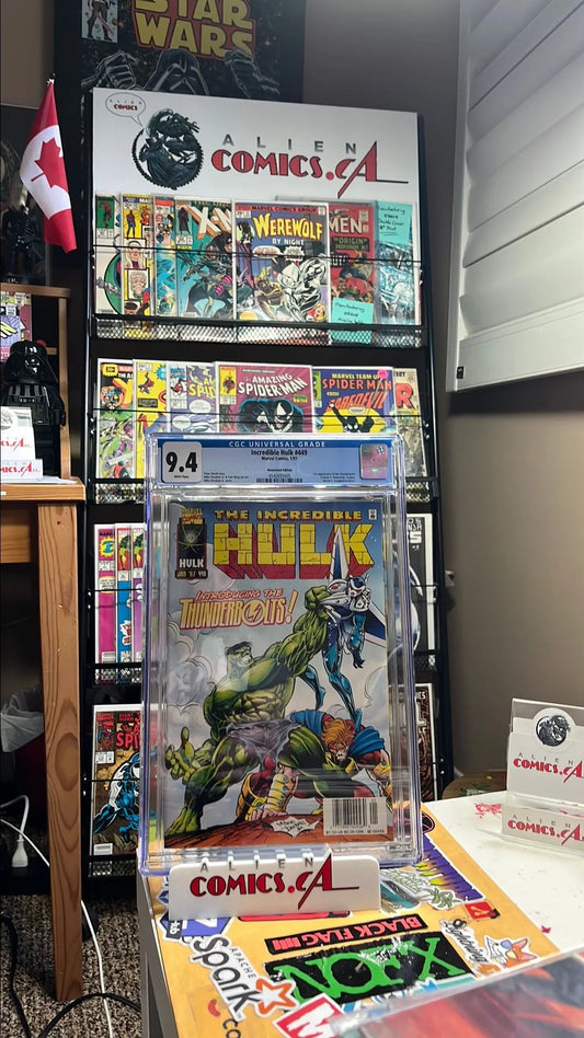 Incredible Hulk (#449 Newsstand Edition 1st app. Thunderbolts CGC 9.4 NM)