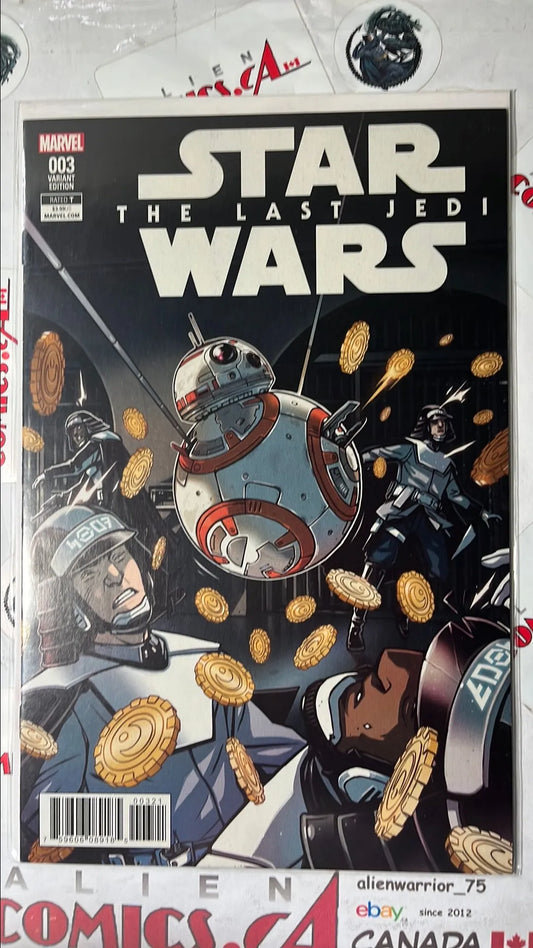 Episode VIII: The Last Jedi (#3W Wijngaard BB-8 1:25 Variant HTF NM)