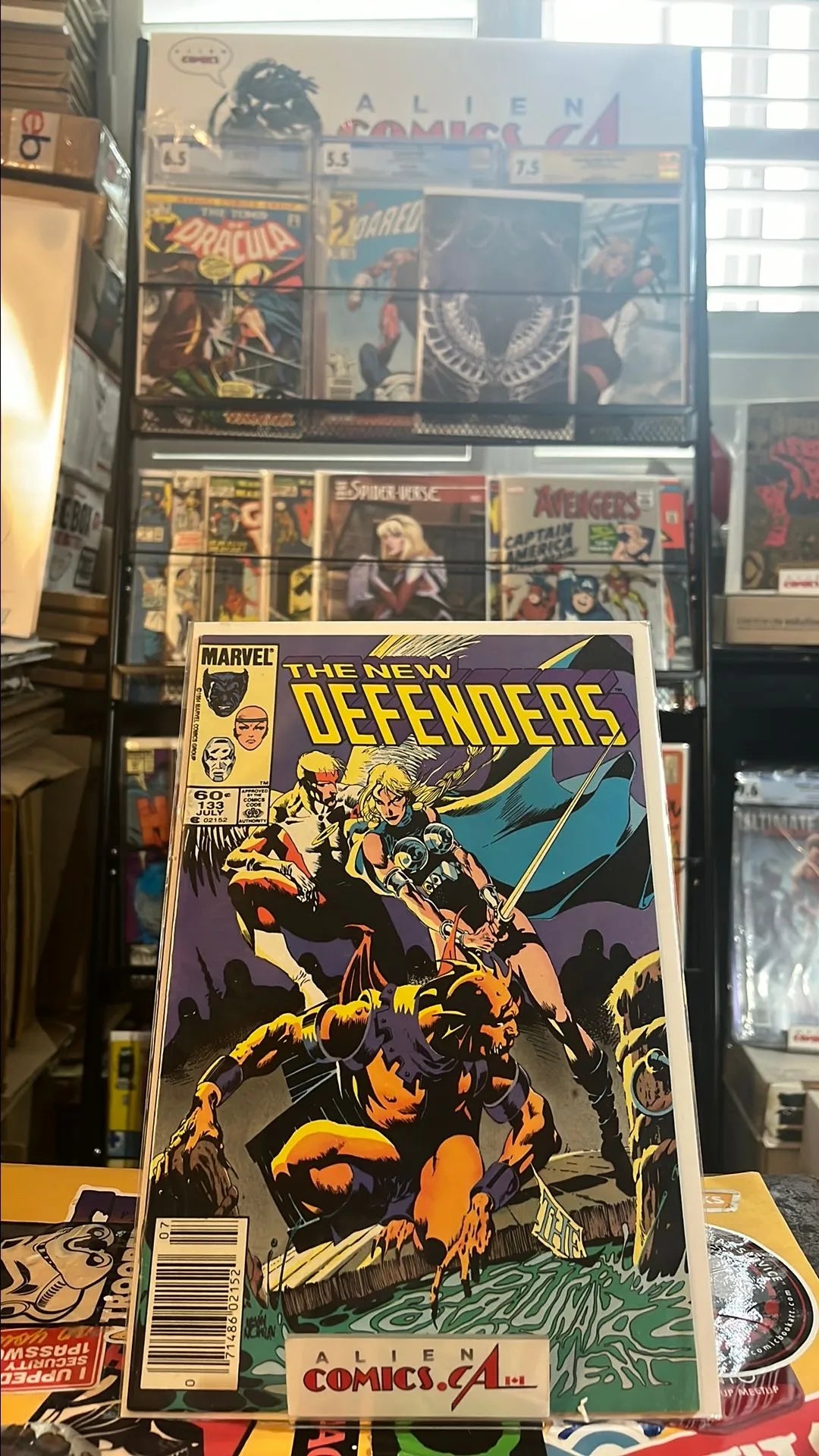 Defenders (#133 1st app. Manslaughter Newsstand Edition VF)