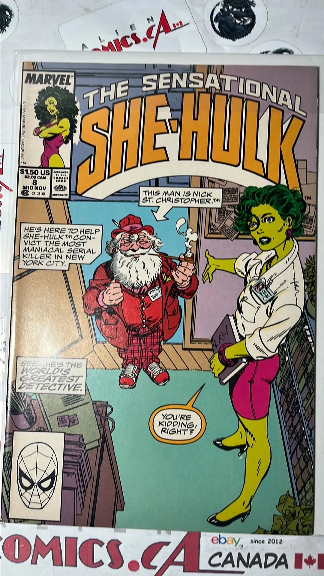 Sensational She-Hulk (#8 Marvel 1989 John Byrne 1st app. Internet Meme VF+)