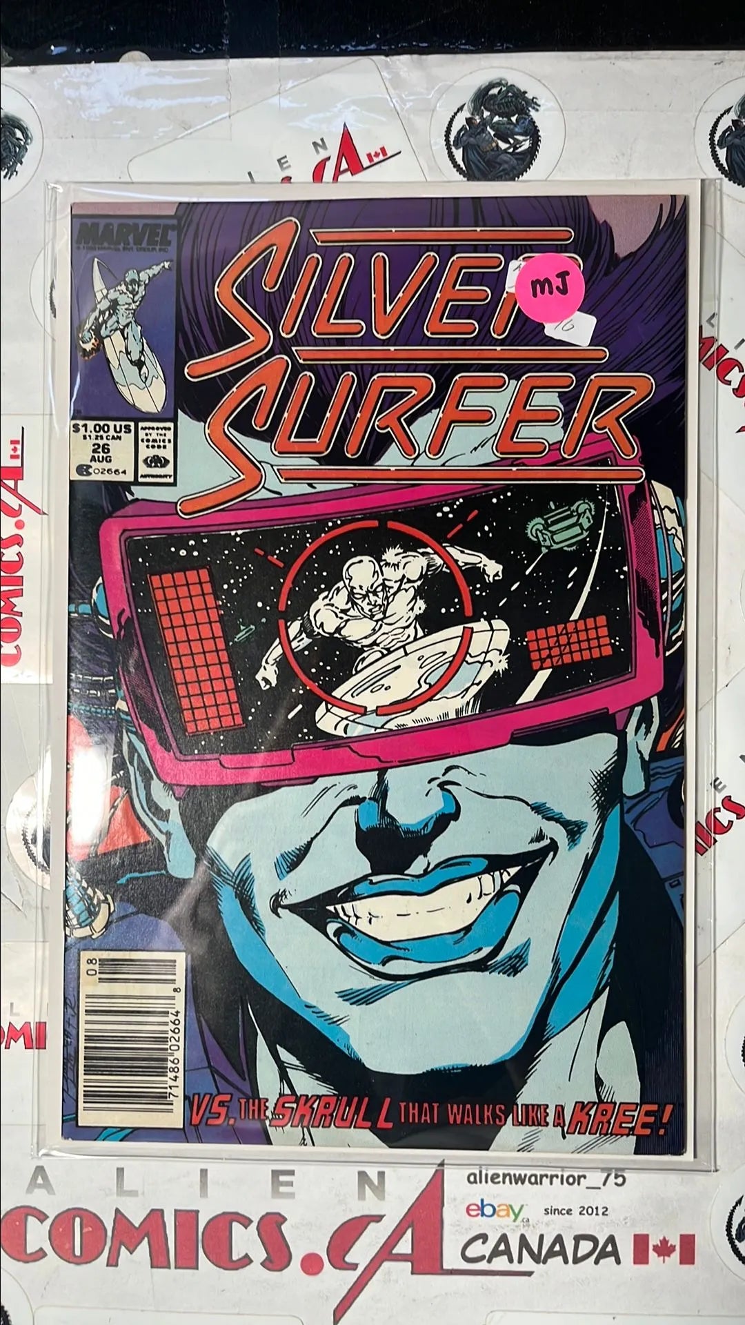 Silver Surfer (#26 Newsstand Edition Mark Jewelers Insert VF)