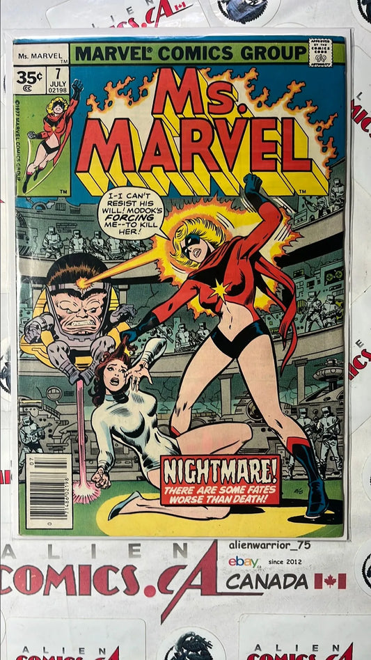 Ms. Marvel (#7 35¢ price variant MODOK app. HTF FN/VF)
