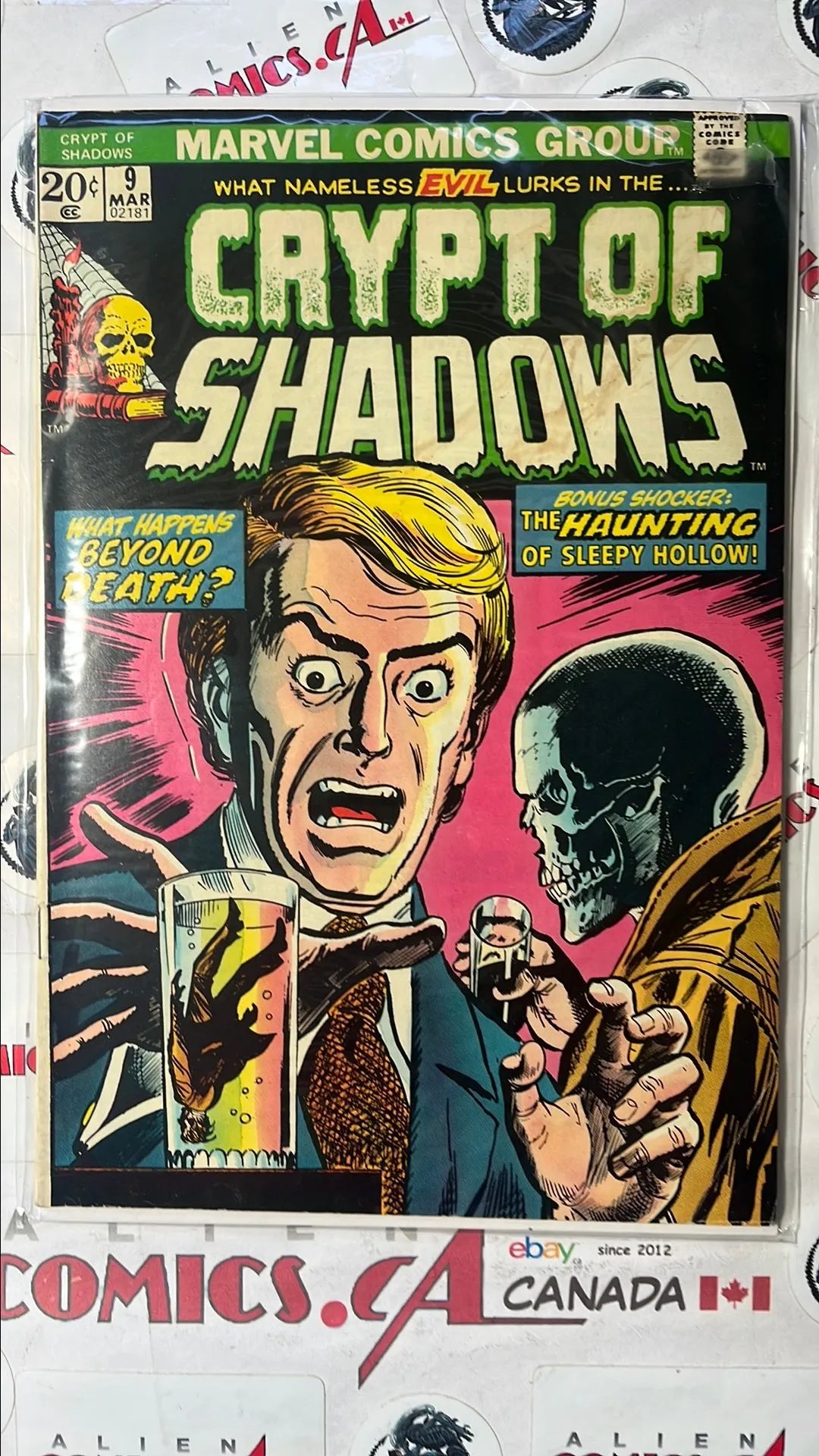Crypt of Shadows (#9 Marvel 1973 VG/FN)