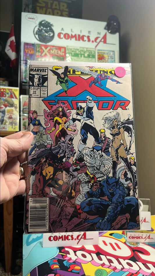 X-Factor (#39 Newsstand Edition Mark Jewellers Insert Inferno Crossover VG)