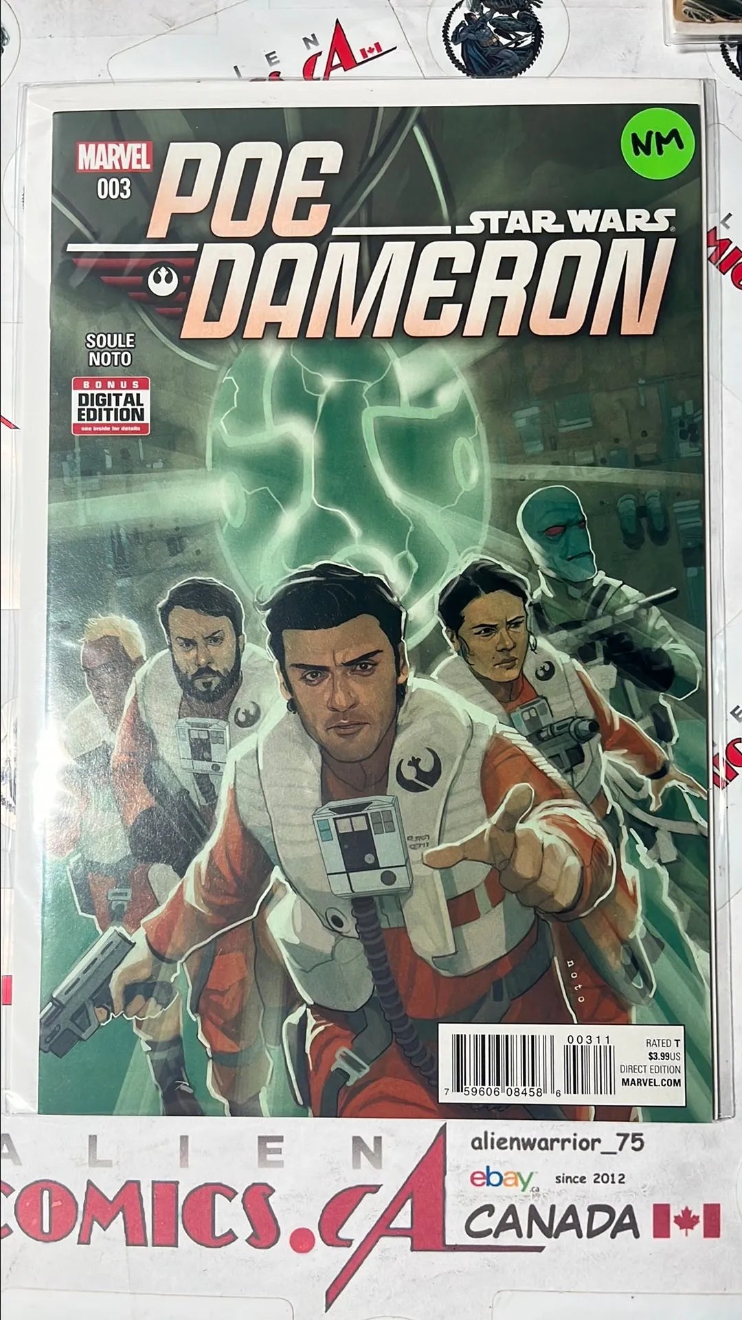 Poe Dameron (#3 Marvel 2015 NM)