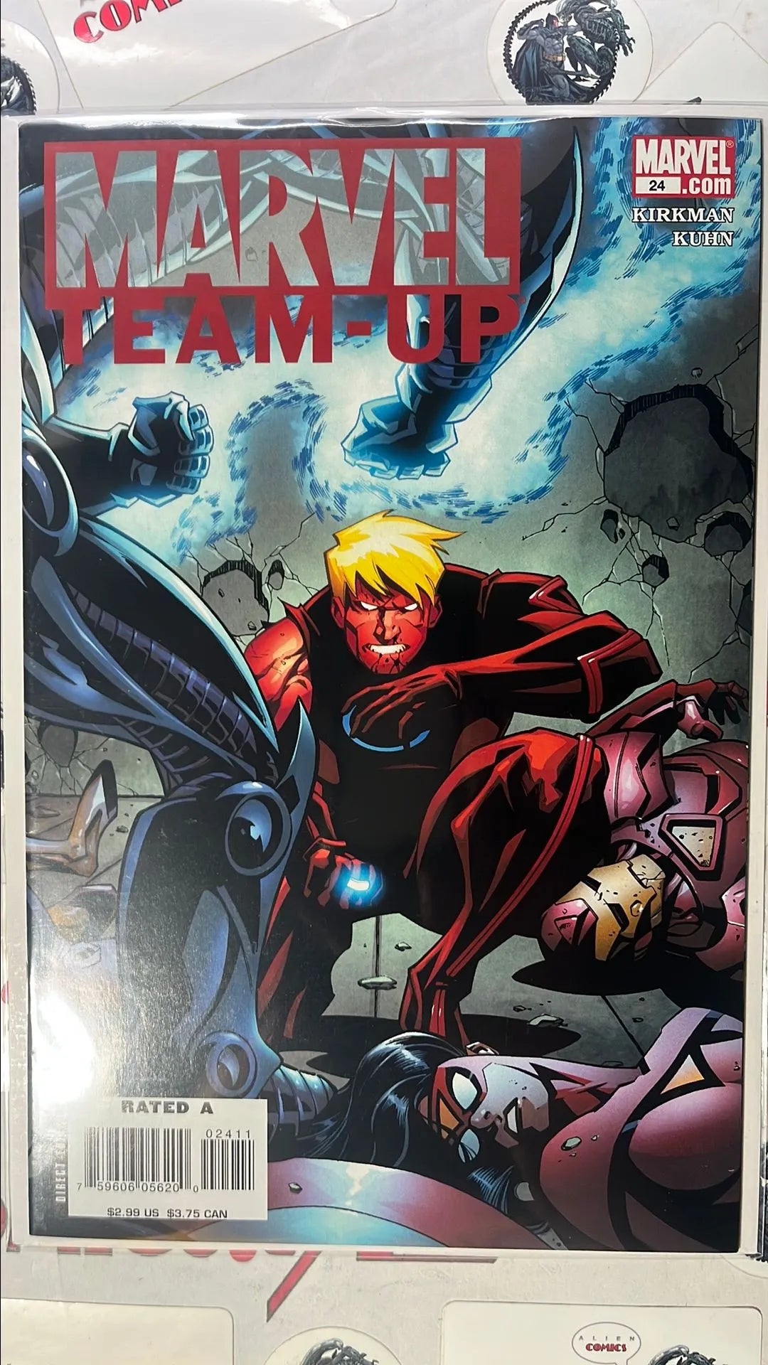 Marvel Team-up (#24 Marvel 2006 Iron Maniac & Freedom Ring Battle NM)