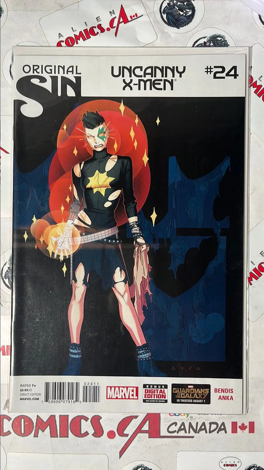 Uncanny X-men (#24 Marvel 2014 Original Sin Dazzler (Alison Blaire) Cover NM)