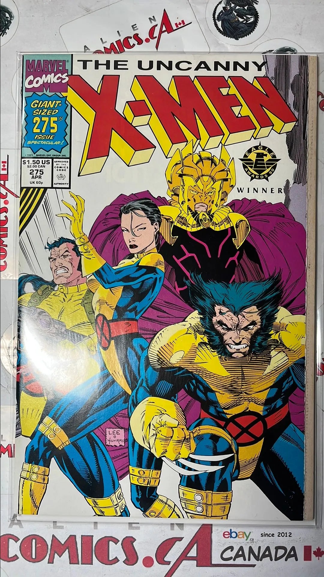 Uncanny X-men (#275 Giant-sized Fold-Out Cover Direct Edition NM)