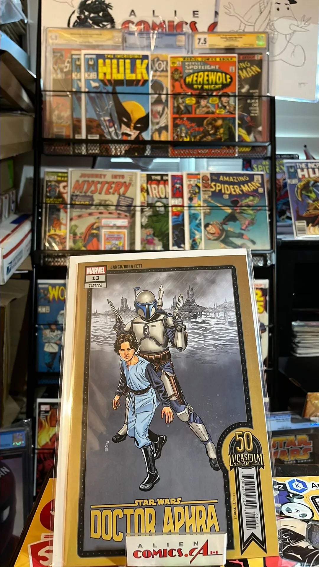 Jango/Boba Fett (Doctor Aphra #13 50th Lucasfilm Anniversary Variant NM)