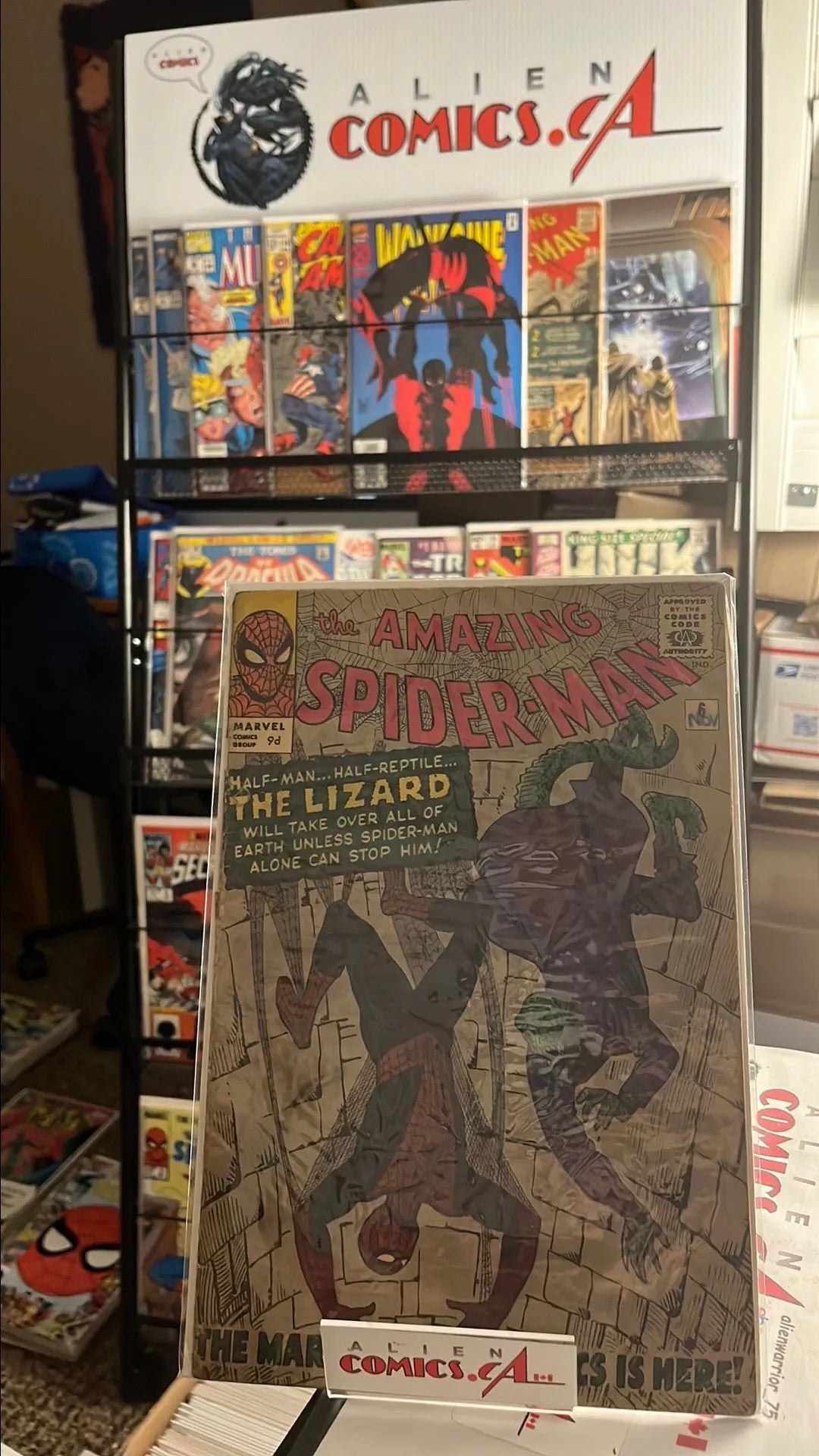 Amazing Spider-man (#6 1st app. Lizard 9d UK Price Variant GD+)
