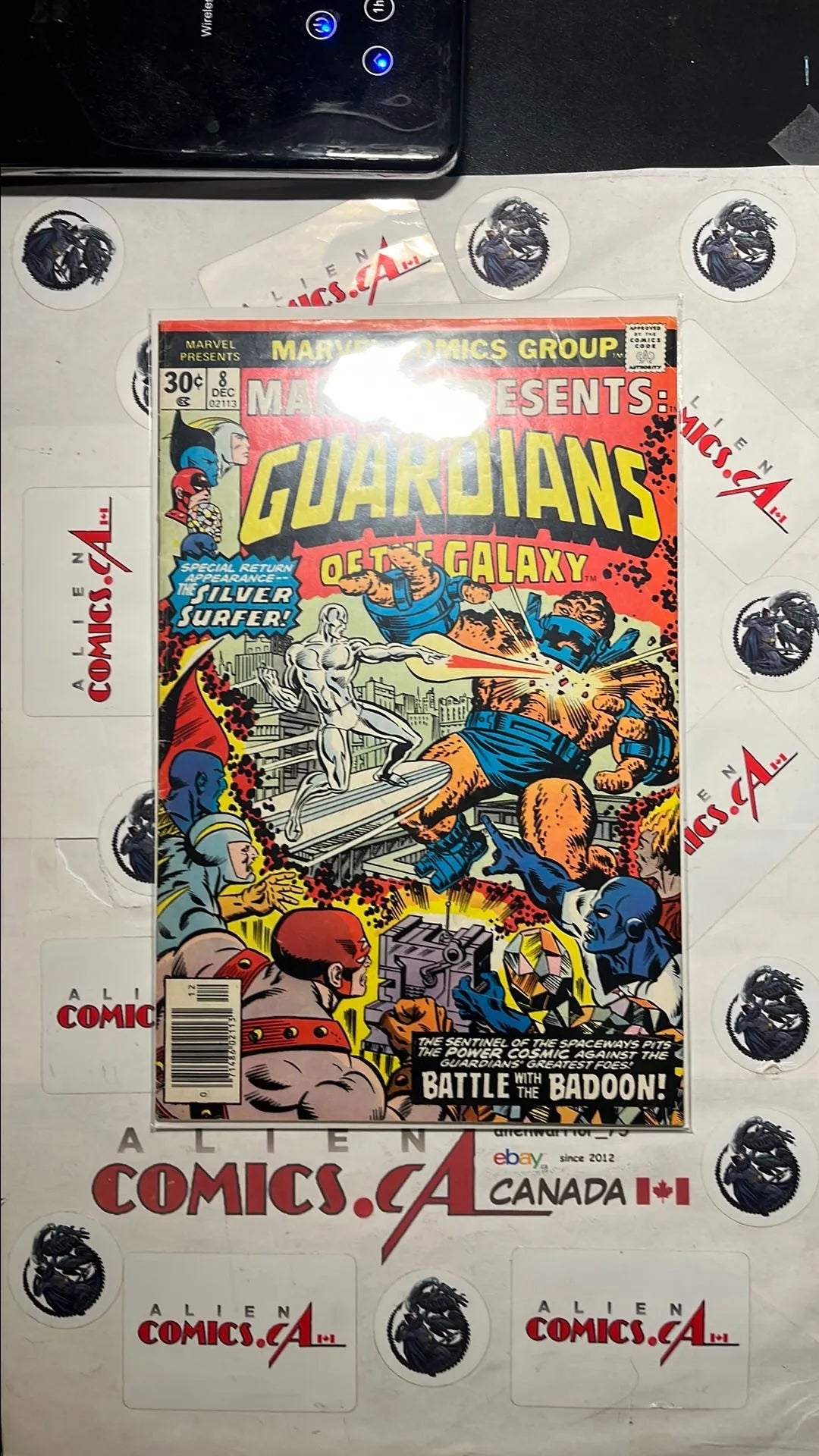 Marvel Presents (#8 featuring Guardians of the Galaxy Battle with the Badoon FN/VF)