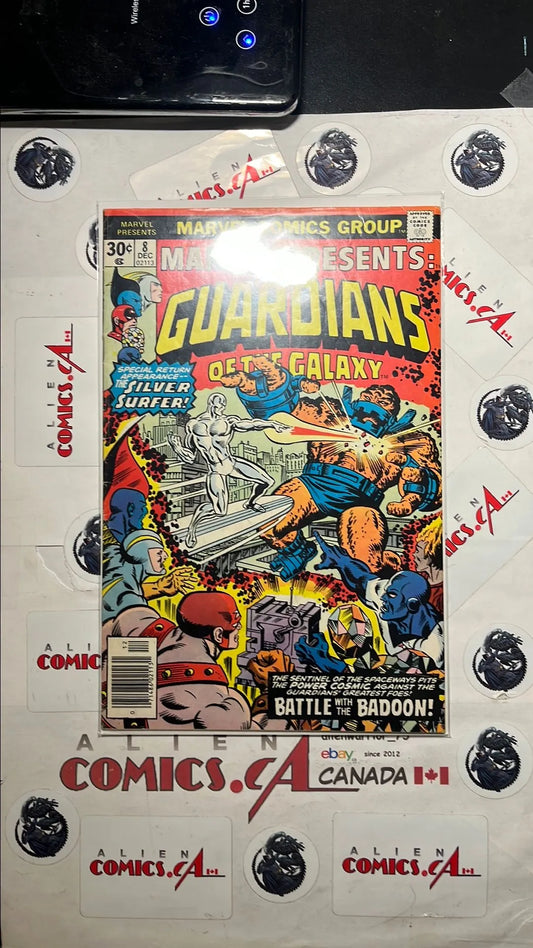Marvel Presents (#8 featuring Guardians of the Galaxy Battle with the Badoon FN/VF)