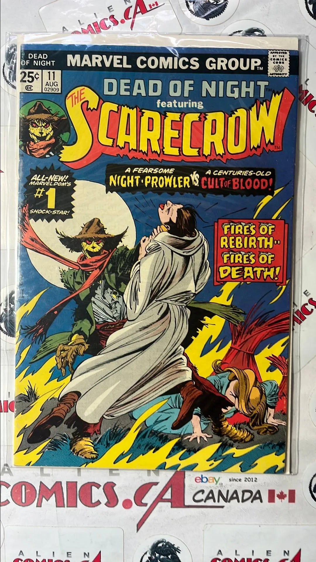 Dead of Night (#11 Marvel 1973 1st app. Scarecrow FN+)