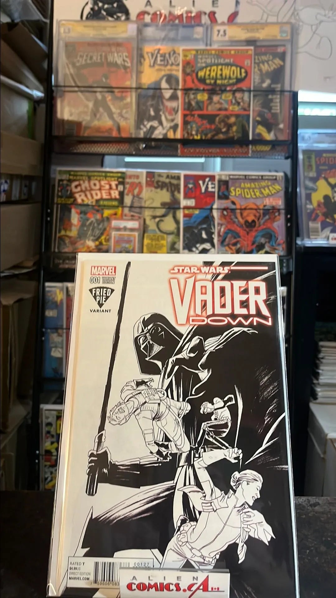 Vader Down (#1F Fried Pie Sketch Variant NM)