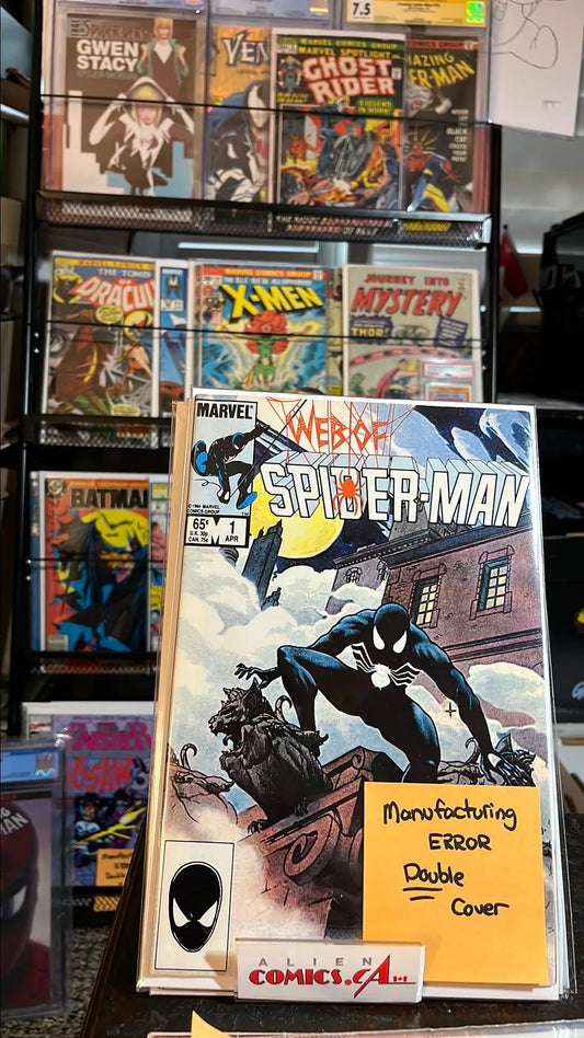Web of Spider-man (#1 Direct Edition Manufacturing ERROR Double Cover VF)
