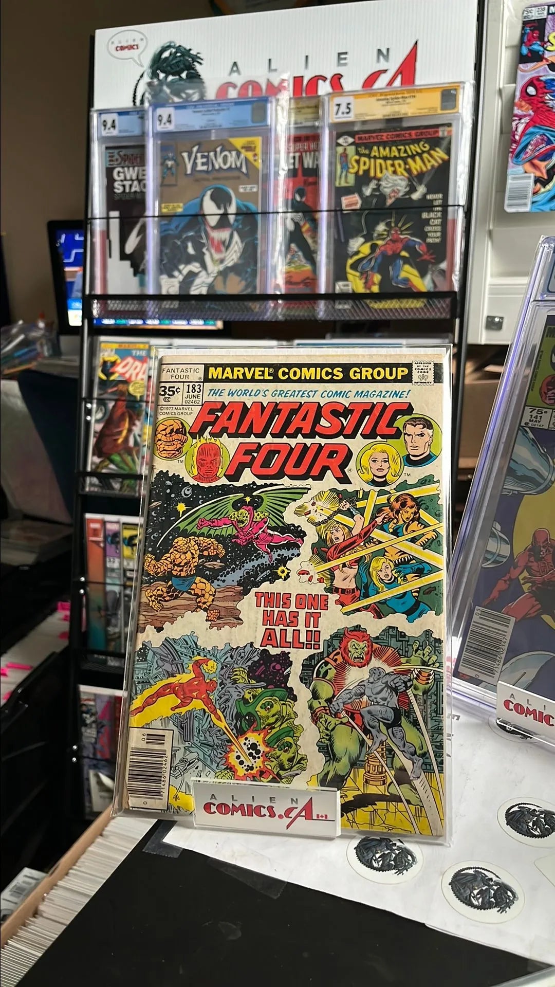 Fantastic Four (#183 35¢ price variant HTF GD/VG)