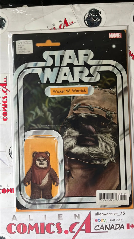 Star Wars (Action Figure Variant #24B Wicket W. Warrick HTF NM)