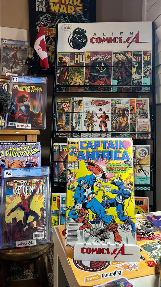 Captain America (#351 Newsstand Edition Mark Jewelers Insert FN)