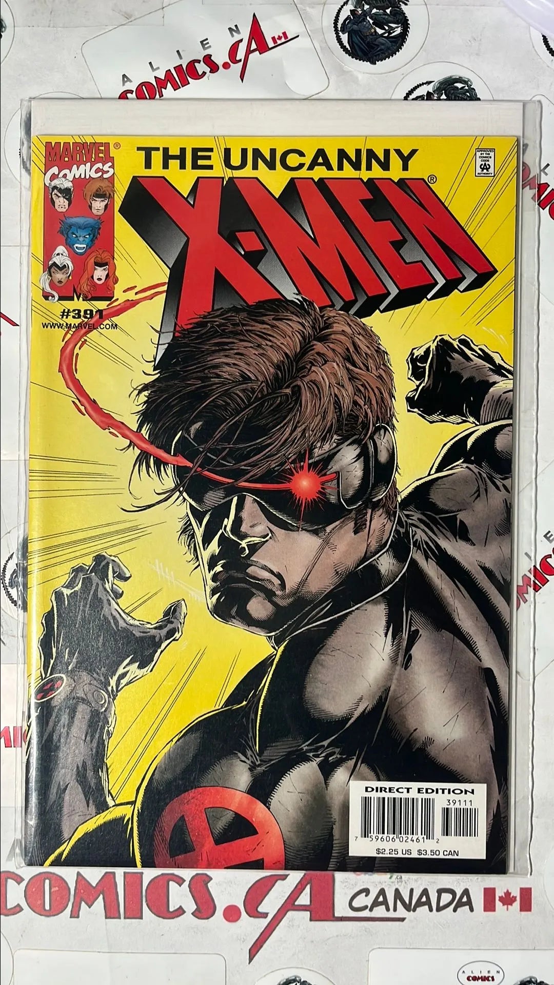 Uncanny X-men (#391 Marvel 2001 Direct Edition Cyclops NM)