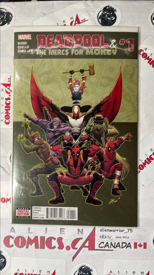 Deadpool & The Mercs for Money (#1 Marvel 2017 Team Photo NM)