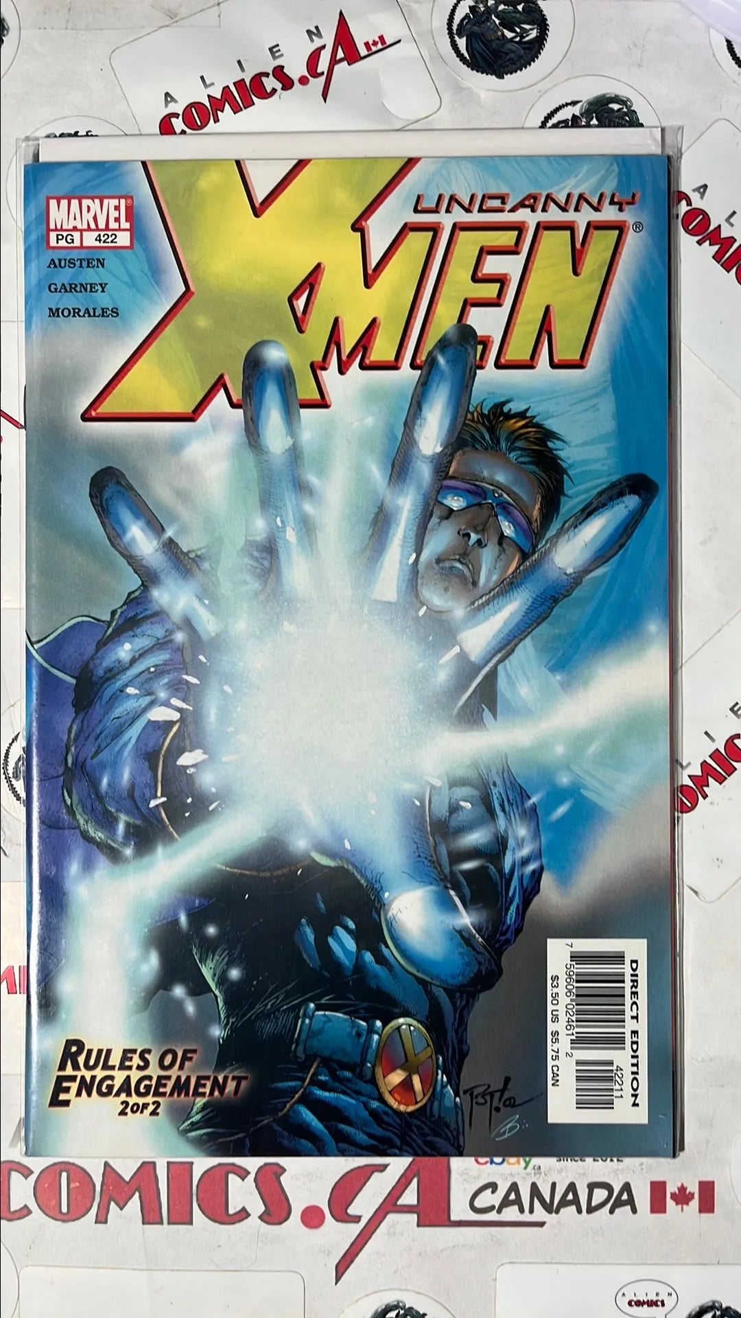 Uncanny X-men (#422 Marvel 2003 Direct Edition Rules of Engagement Part 2 NM)