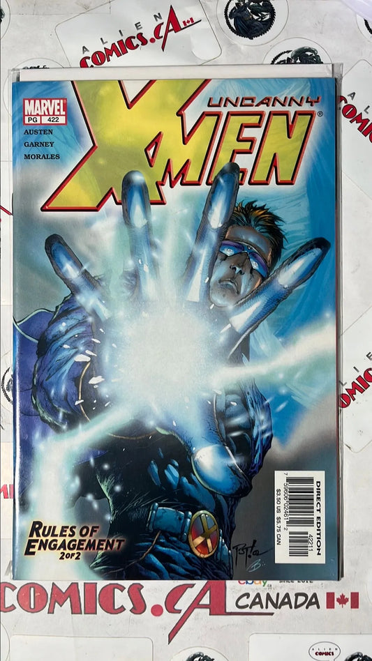 Uncanny X-men (#422 Marvel 2003 Direct Edition Rules of Engagement Part 2 NM)