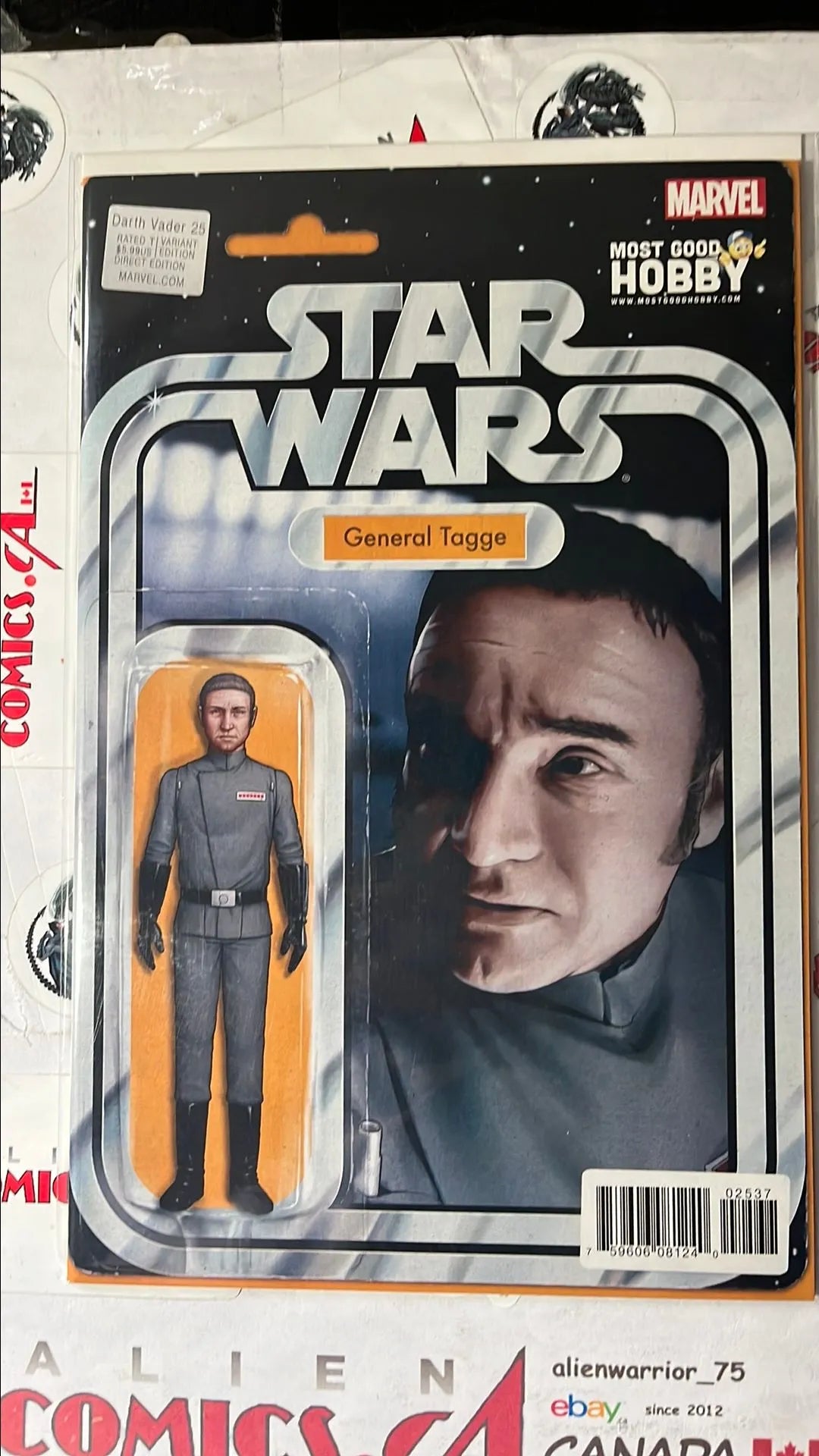 Darth Vader (Action Figure Variant #25 General Tagge HTF NM)