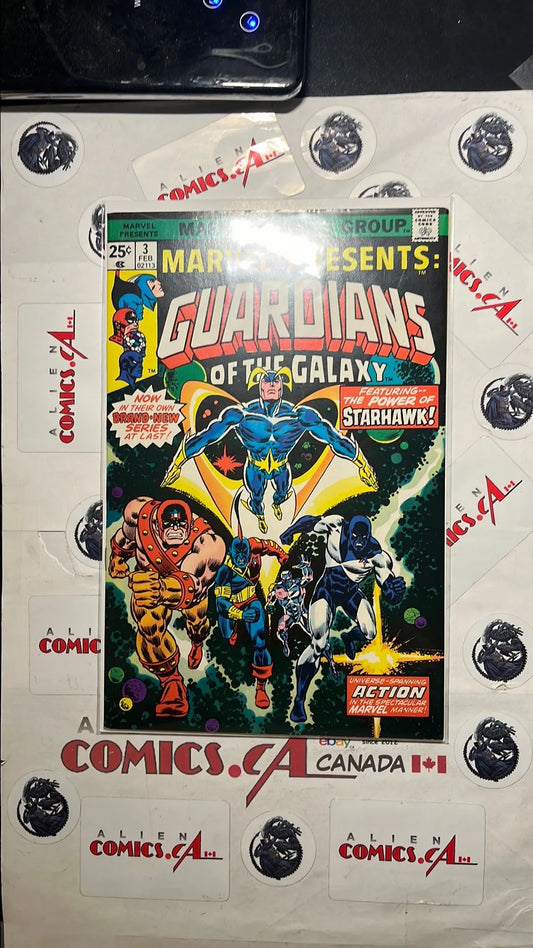Marvel Presents (#3 featuring Guardians of the Galaxy 1st Solo Series FN/VF)