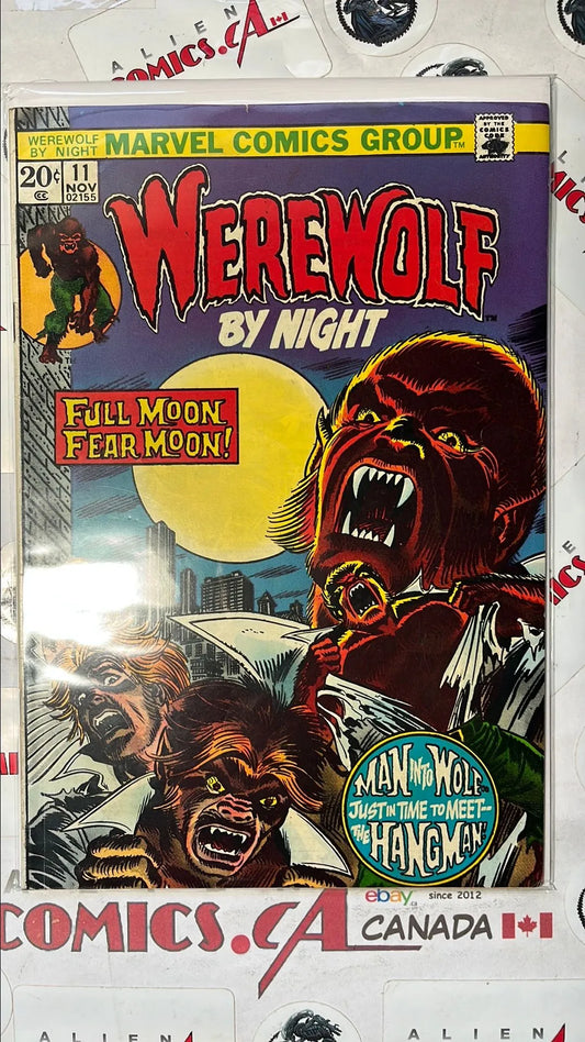 Werewolf by Night (#11 20¢ Mike Ploog Cover Art Star-Stamped Mark Jewelers Insert HTF FN)